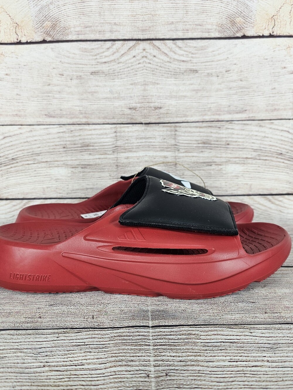 NC State Wolfpack adidas Lightblaze Slide Mens Size 10 Womens 11 Sandals